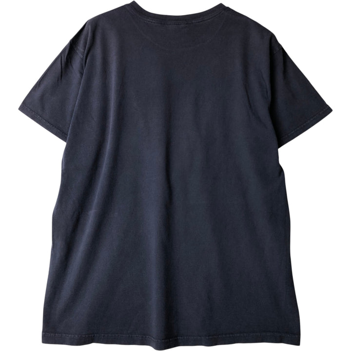 Ralph Lauren POLO JEANS COMPANY Short-Sleeve Logo T-Shirt, Men's Size L (approx.) cotton navy blue type Vintage Second Hand