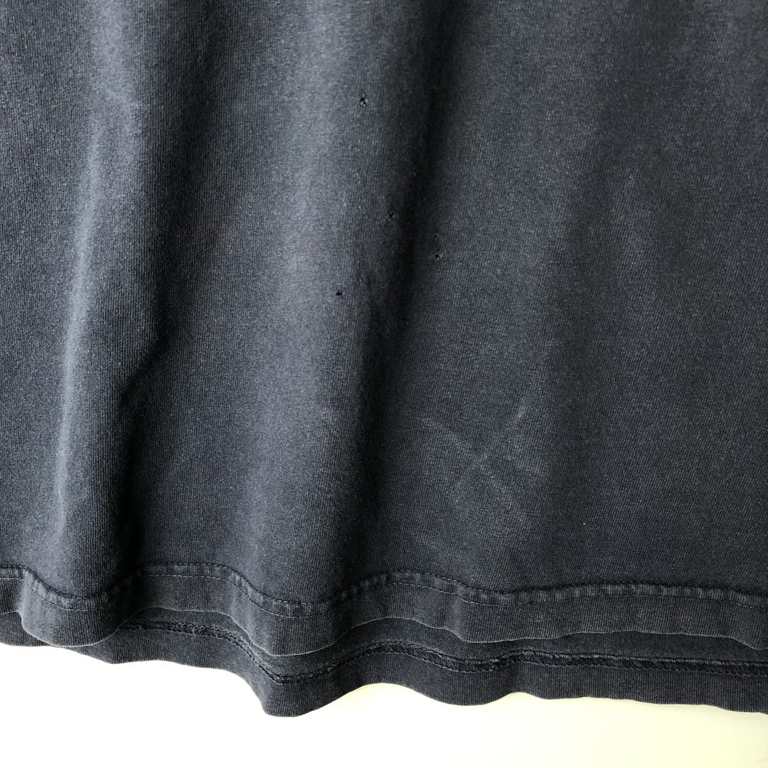 Ralph Lauren POLO JEANS COMPANY Short-Sleeve Logo T-Shirt, Men's Size L (approx.) cotton navy blue type Vintage Second Hand