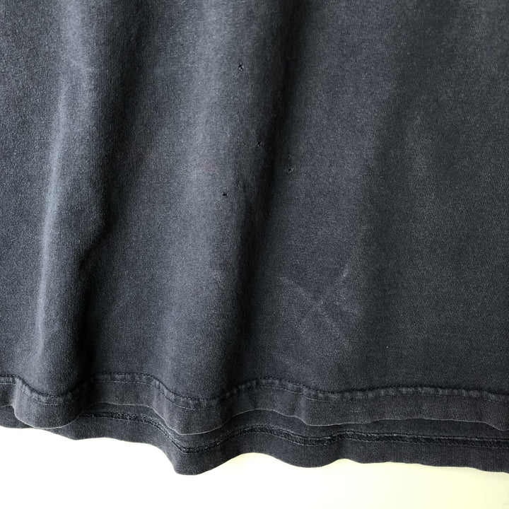 Ralph Lauren POLO JEANS COMPANY Short-Sleeve Logo T-Shirt, Men's Size L (approx.) cotton navy blue type Vintage Second Hand