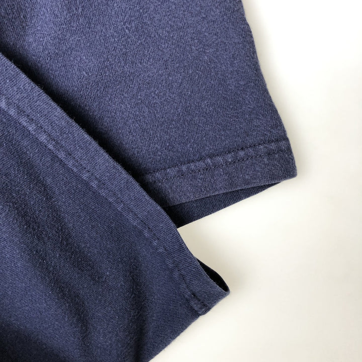 Ralph Lauren POLO SPORT Short-Sleeve Logo T-Shirt, Men's Size XL (approx.) cotton navy blue type Vintage Second Hand