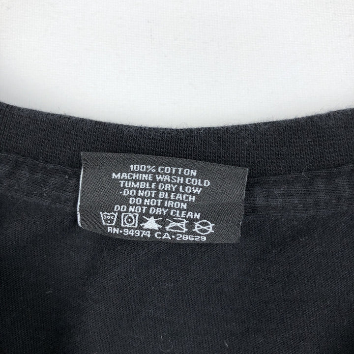 STUSSY surf skate T-shirt, size S for men cotton black type Vintage Second Hand