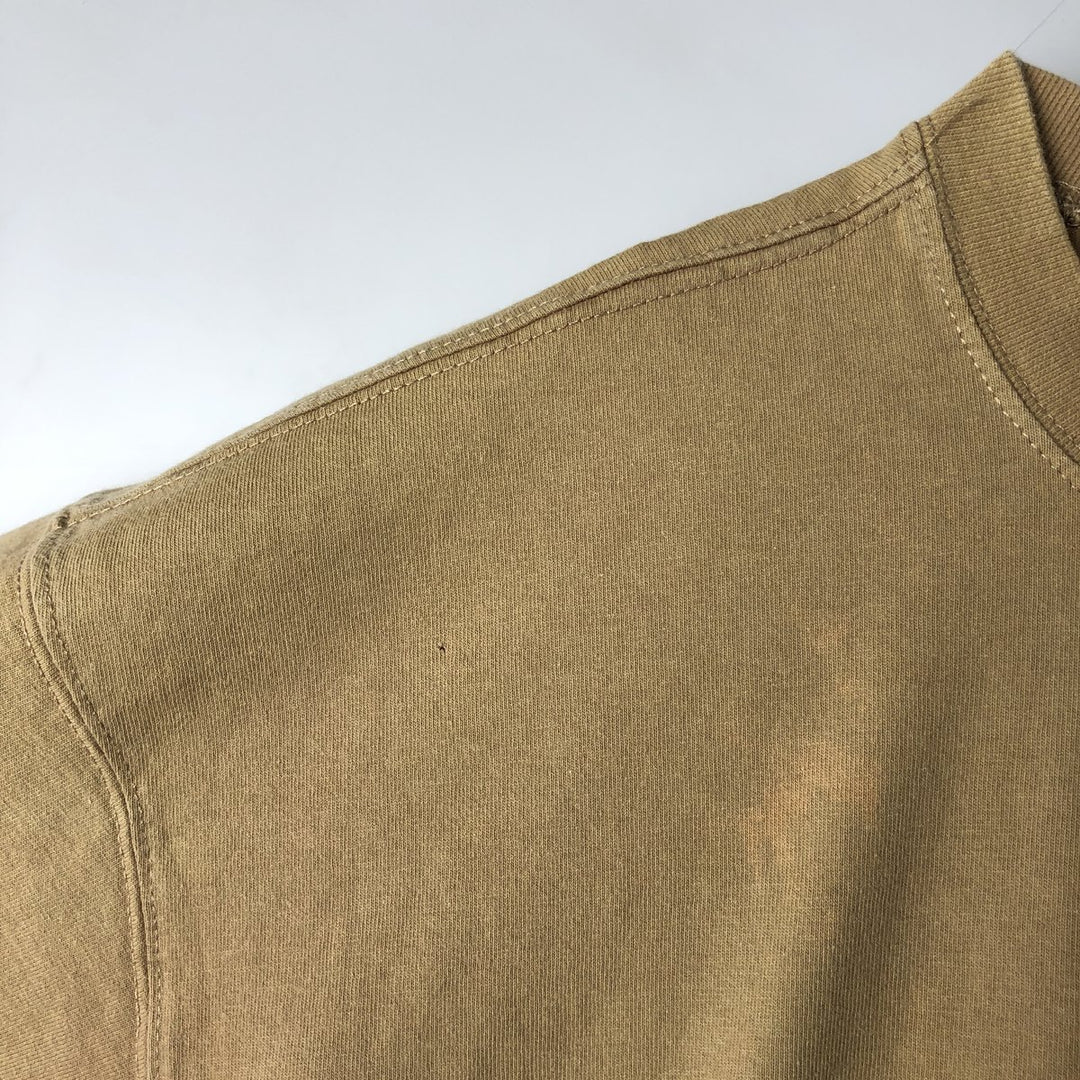 Oakley Short-Sleeve Logo T-Shirt, Made in USA, Men's Size M (approx.) cotton beige type brown Vintage Second Hand