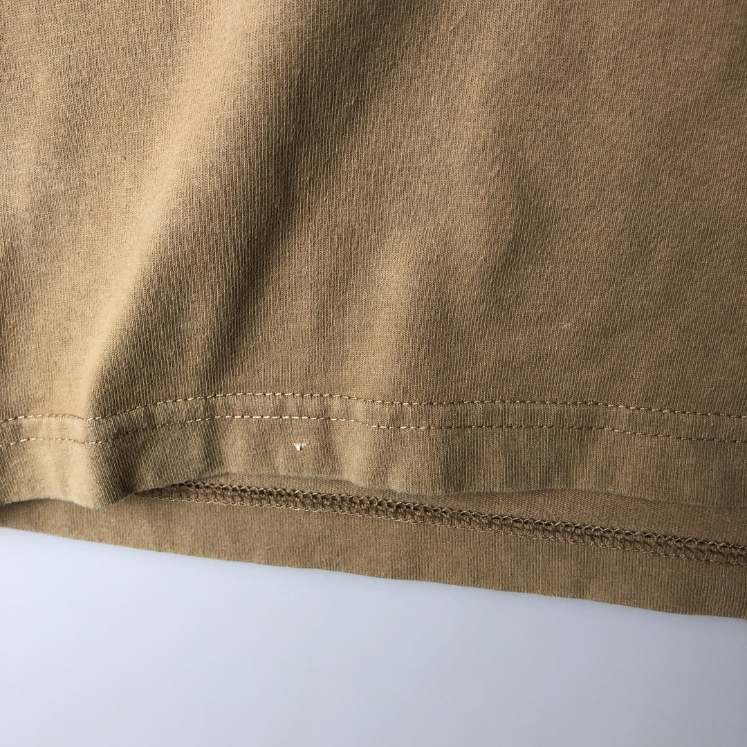 Oakley Short-Sleeve Logo T-Shirt, Made in USA, Men's Size M (approx.) cotton beige type brown Vintage Second Hand
