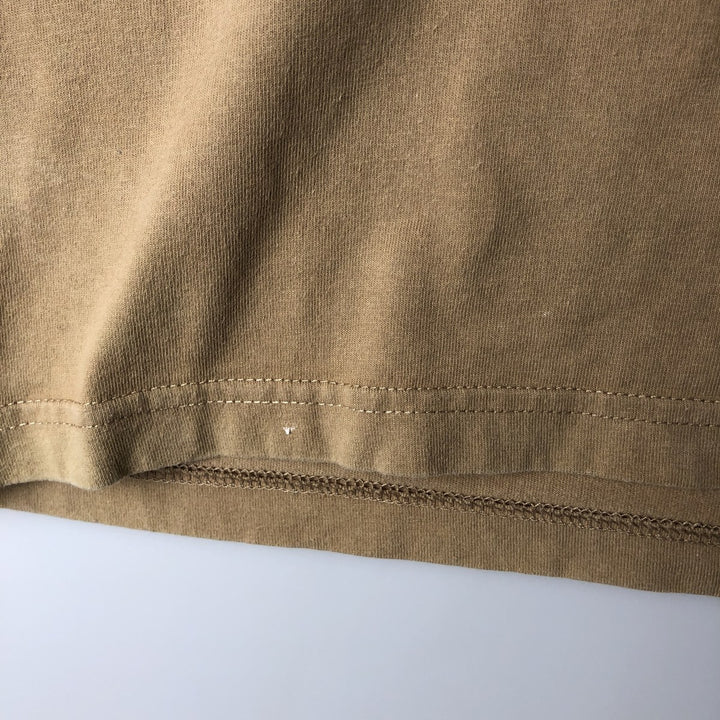 Oakley Short-Sleeve Logo T-Shirt, Made in USA, Men's Size M (approx.) cotton beige type brown Vintage Second Hand