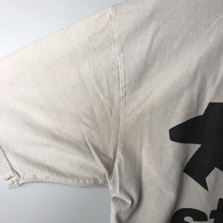STUSSY surf skate T-shirt, size M for men cotton white type Vintage Second Hand