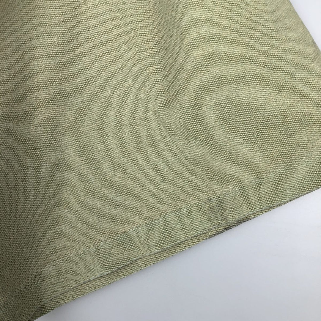 90'S FIELD and STREAM HEAVYWEIGHT Fish Print Animal T-Shirt, Made in USA, Men's Size L (Equivalent), Vintage cotton Khaki type Vintage Second Hand
