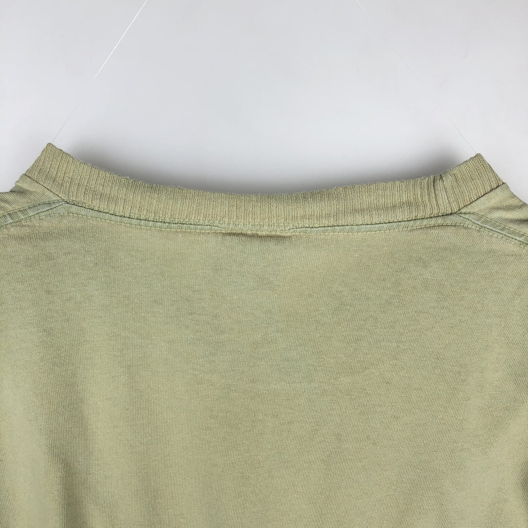 90'S FIELD and STREAM HEAVYWEIGHT Fish Print Animal T-Shirt, Made in USA, Men's Size L (Equivalent), Vintage cotton Khaki type Vintage Second Hand