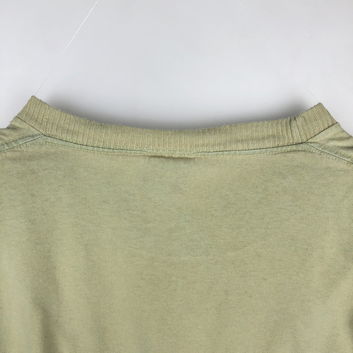 90'S FIELD and STREAM HEAVYWEIGHT Fish Print Animal T-Shirt, Made in USA, Men's Size L (Equivalent), Vintage cotton Khaki type Vintage Second Hand