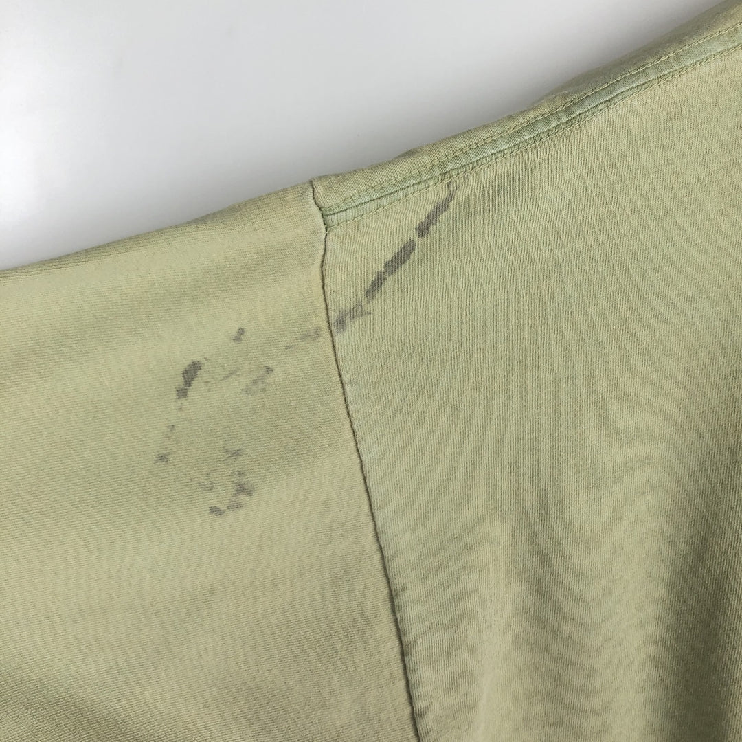 90'S FIELD and STREAM HEAVYWEIGHT Fish Print Animal T-Shirt, Made in USA, Men's Size L (Equivalent), Vintage cotton Khaki type Vintage Second Hand
