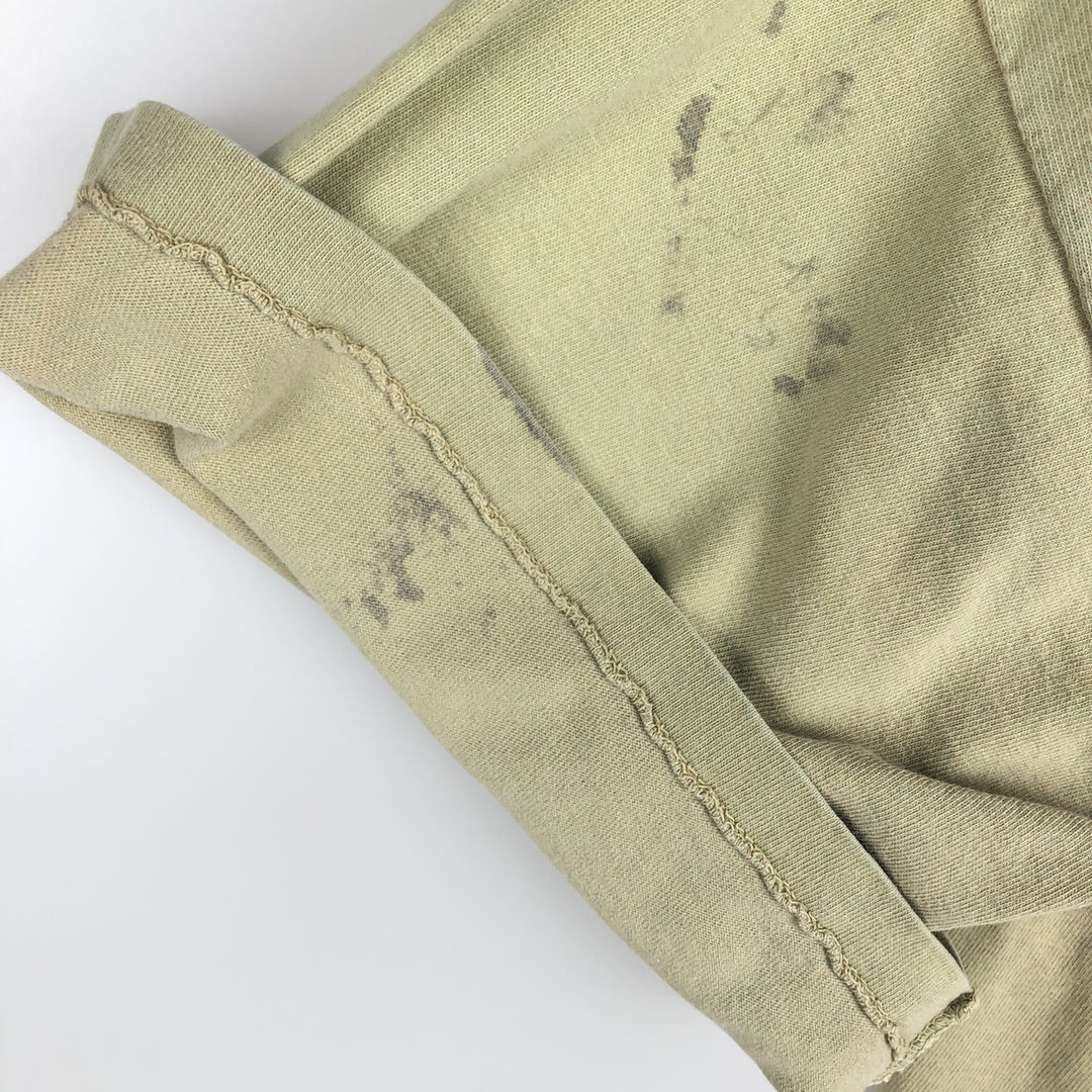 90'S FIELD and STREAM HEAVYWEIGHT Fish Print Animal T-Shirt, Made in USA, Men's Size L (Equivalent), Vintage cotton Khaki type Vintage Second Hand