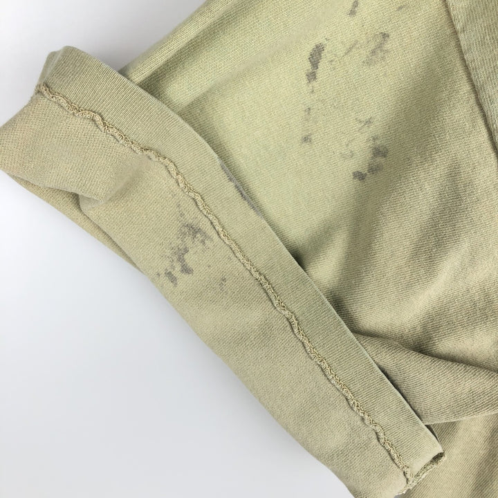 90'S FIELD and STREAM HEAVYWEIGHT Fish Print Animal T-Shirt, Made in USA, Men's Size L (Equivalent), Vintage cotton Khaki type Vintage Second Hand