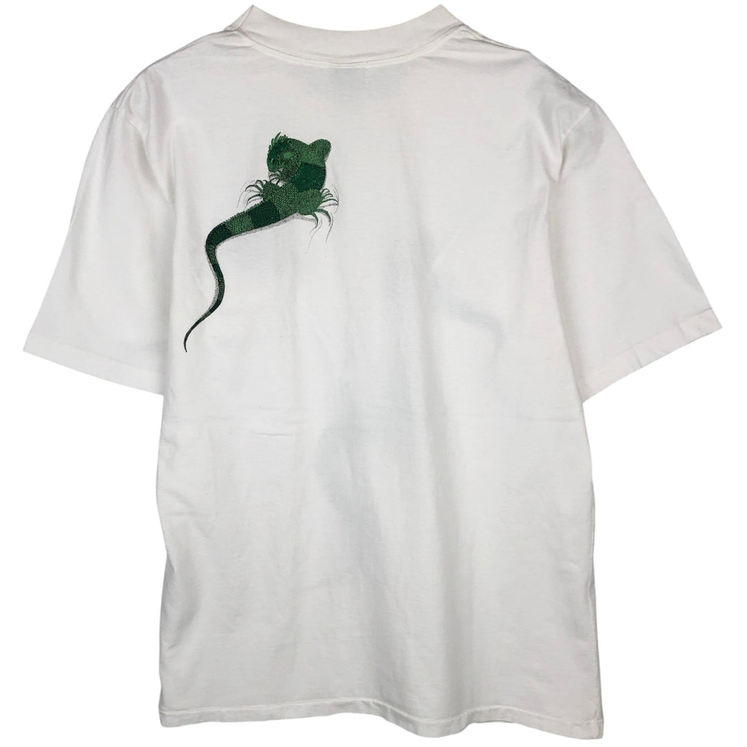 90'S J and B Ecological Animal T-shirt, Men's Size L (approx.), Vintage cotton white type Vintage Second Hand