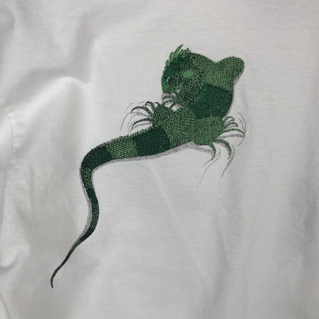 90'S J and B Ecological Animal T-shirt, Men's Size L (approx.), Vintage cotton white type Vintage Second Hand