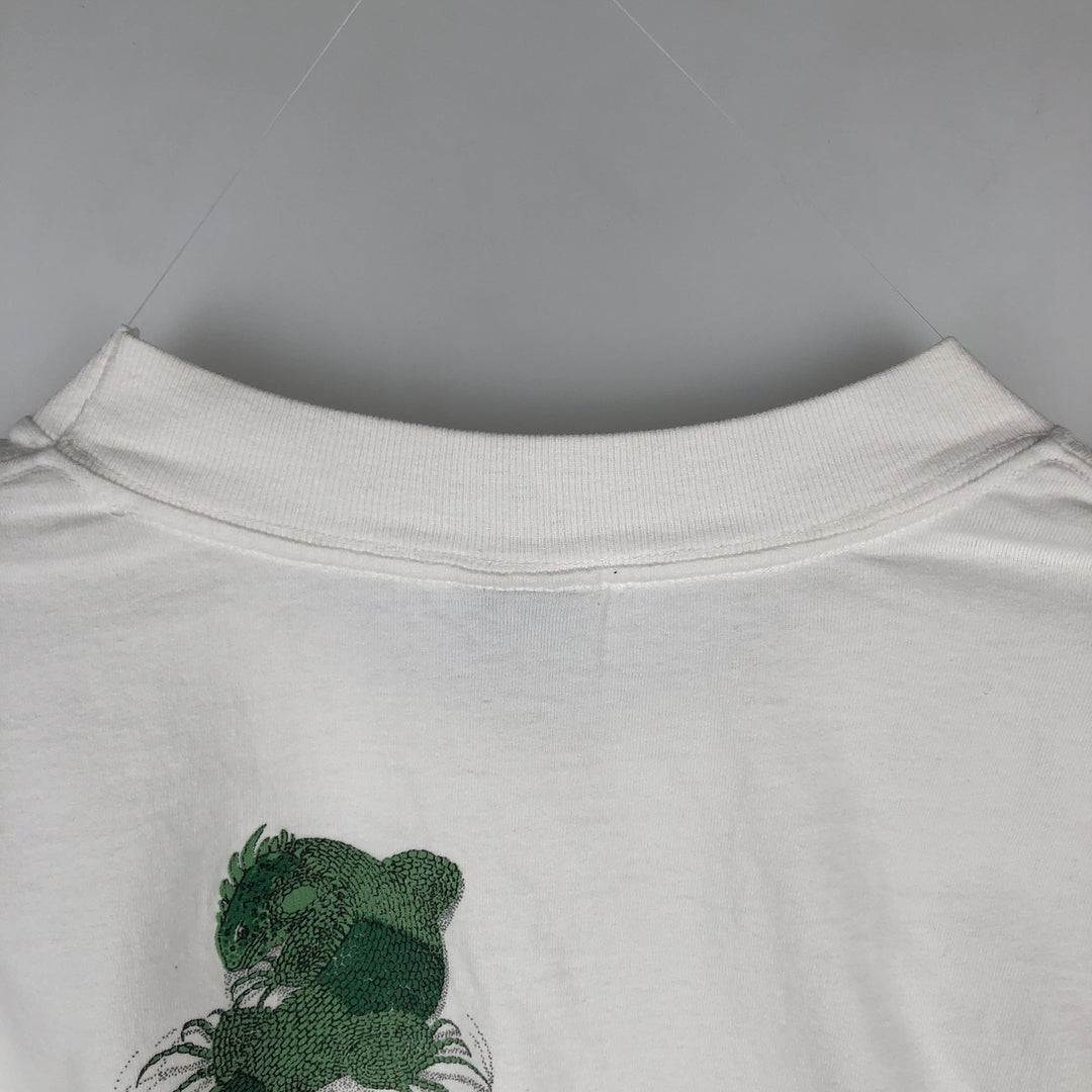 90'S J and B Ecological Animal T-shirt, Men's Size L (approx.), Vintage cotton white type Vintage Second Hand
