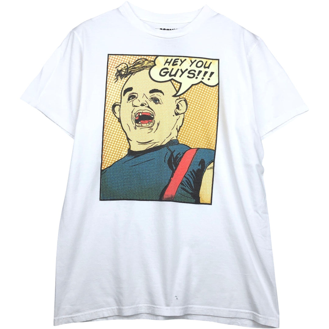 THE GOONIES Movie T-shirt (Men's size M) cotton white type Vintage Second Hand