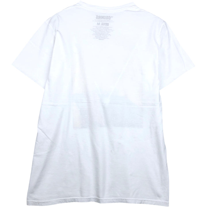 THE GOONIES Movie T-shirt (Men's size M) cotton white type Vintage Second Hand