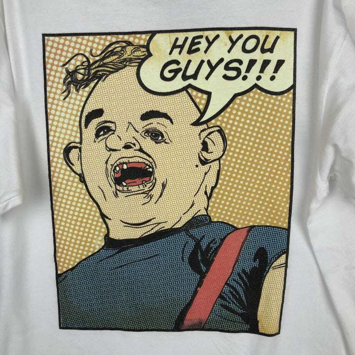 THE GOONIES Movie T-shirt (Men's size M) cotton white type Vintage Second Hand
