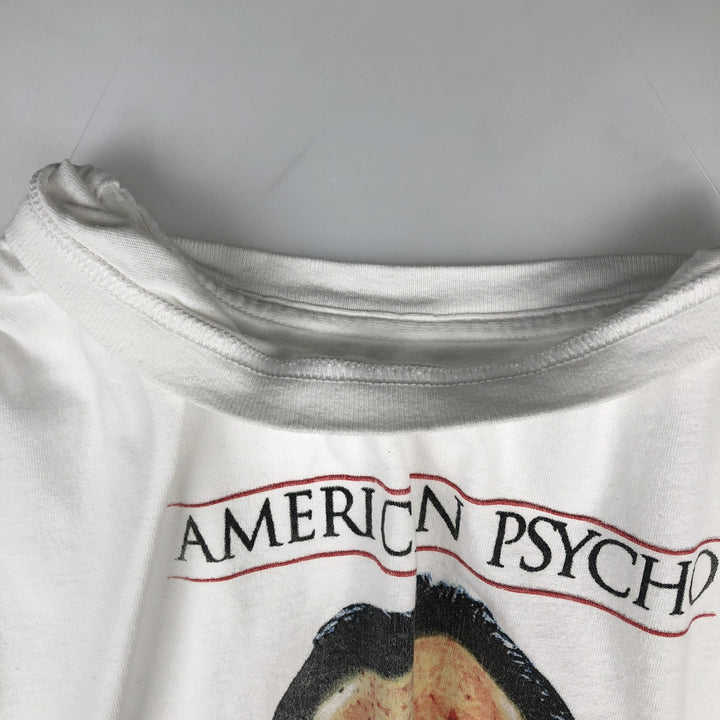 American Psycho movie t-shirt (men's size XL) cotton white type Vintage Second Hand