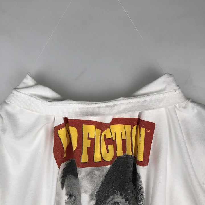 PULP FICTION Pulp Fiction Movie T-shirt Men's XL size cotton white type Vintage Second Hand