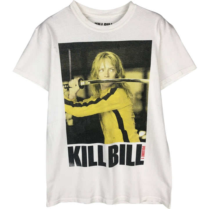 KILL BILL Movie Print T-Shirt (Men's Size S) cotton white type Vintage Second Hand