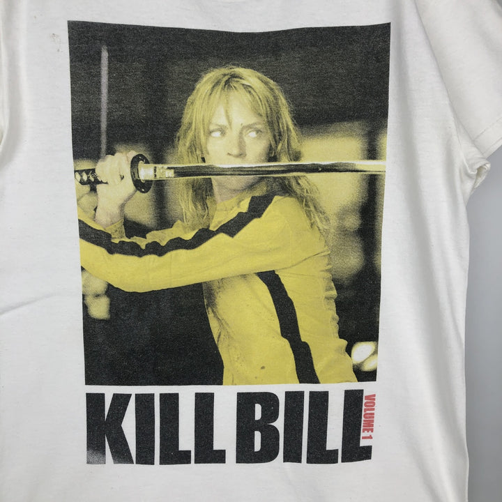 KILL BILL Movie Print T-Shirt (Men's Size S) cotton white type Vintage Second Hand