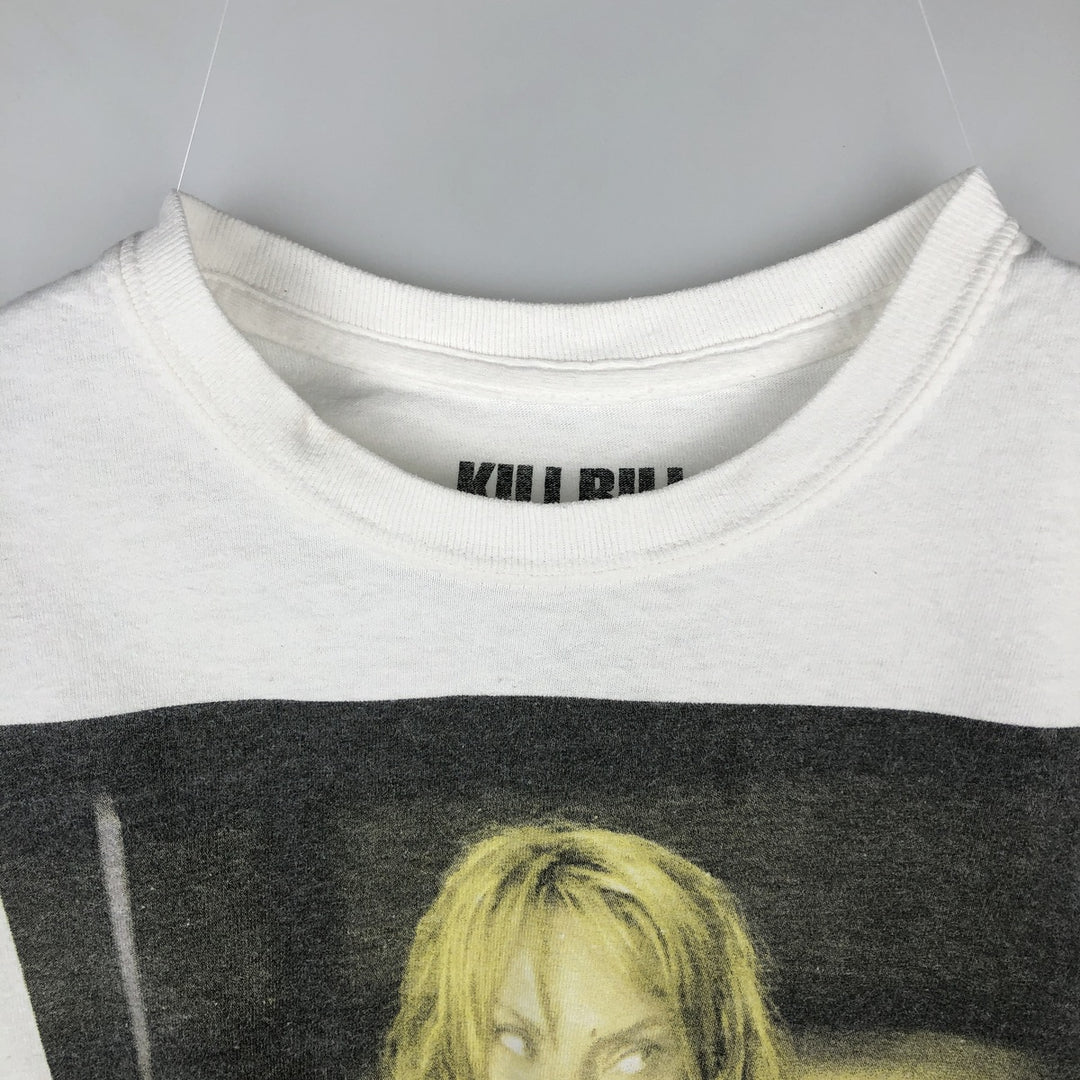 KILL BILL Movie Print T-Shirt (Men's Size S) cotton white type Vintage Second Hand