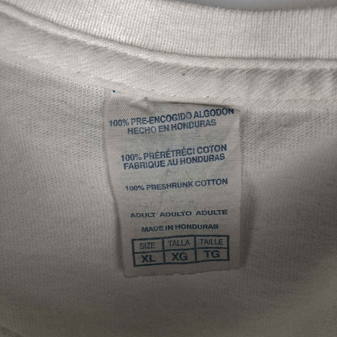 STAR WARS Princess Leia Movie T-Shirt (Men's XL equivalent) cotton white type Vintage Second Hand