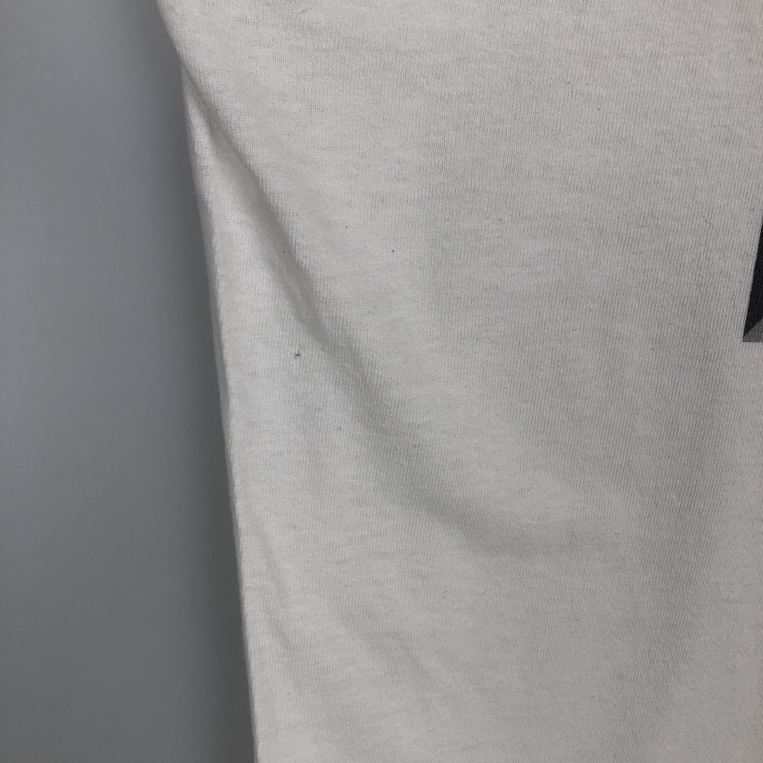 STAR WARS Princess Leia Movie T-Shirt (Men's XL equivalent) cotton white type Vintage Second Hand