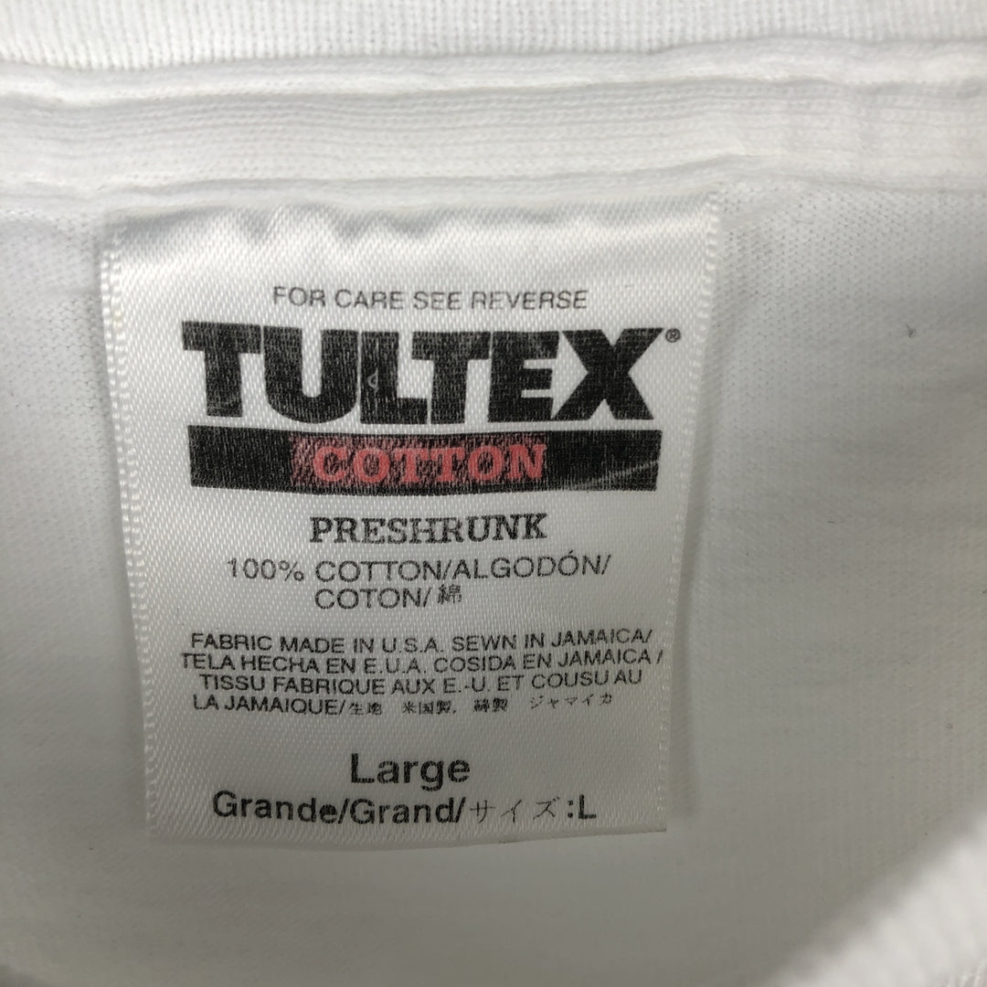 90'S TULTEX "I Love Lucy" Movie T-Shirt, Made in USA, Large (Men's L equivalent), Vintage cotton white type Vintage Second Hand