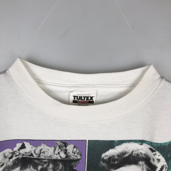 90'S TULTEX "I Love Lucy" Movie T-Shirt, Made in USA, Large (Men's L equivalent), Vintage cotton white type Vintage Second Hand