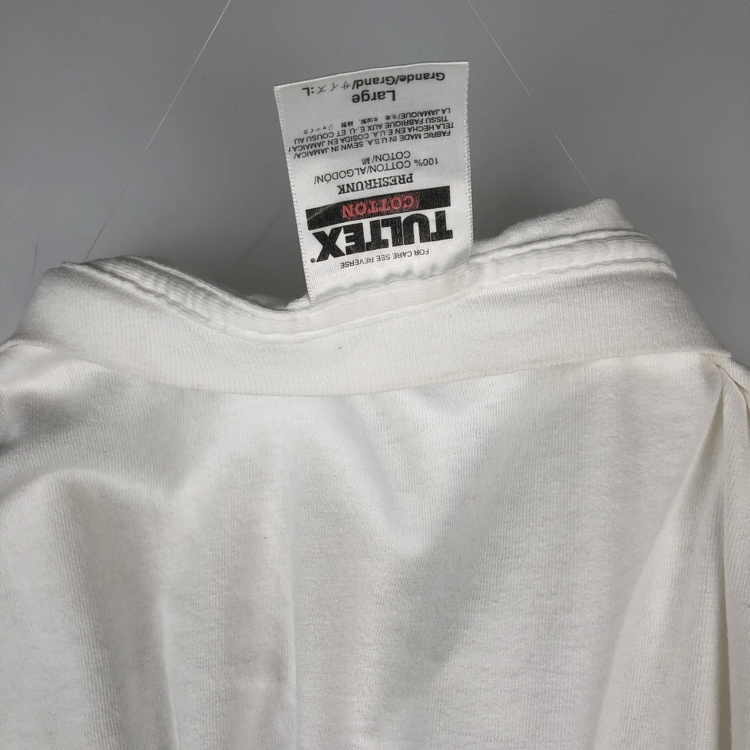 90'S TULTEX "I Love Lucy" Movie T-Shirt, Made in USA, Large (Men's L equivalent), Vintage cotton white type Vintage Second Hand