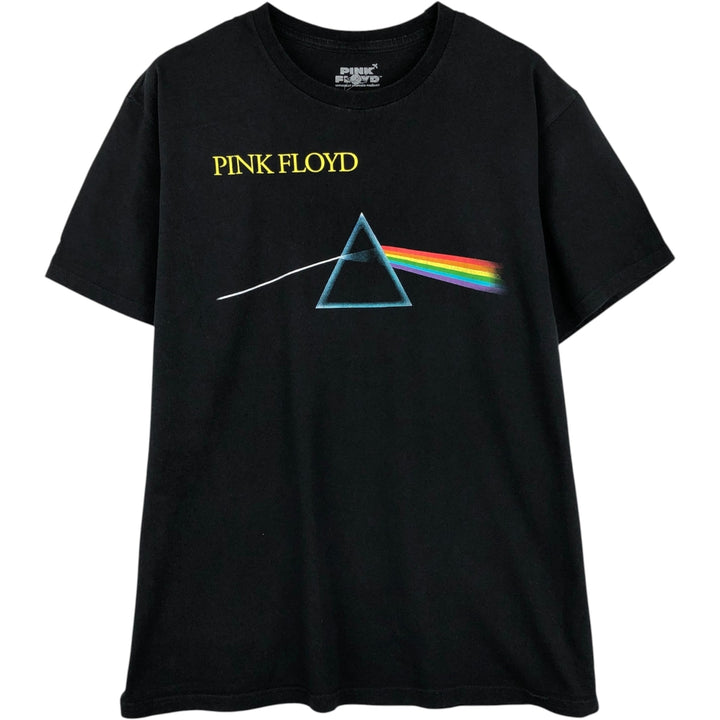 PINK FLOYD Pink Floyd Band T-shirt Band T Men's L size cotton black type Vintage Second Hand