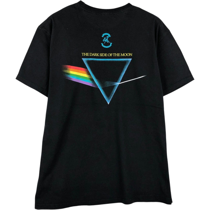 PINK FLOYD Pink Floyd Band T-shirt Band T Men's L size cotton black type Vintage Second Hand