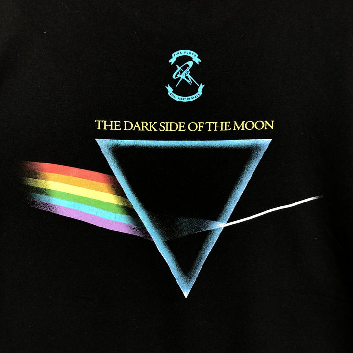 PINK FLOYD Pink Floyd Band T-shirt Band T Men's L size cotton black type Vintage Second Hand