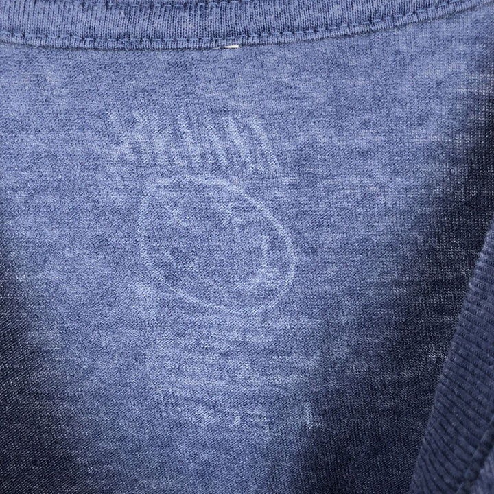 NIRVANA Nirvana Band T-shirt, Band T, Men's L size unclear blue type Vintage Second Hand