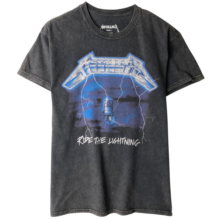 METALLICA Metallica Band T-shirt Band T Men's S size cotton black type Vintage Second Hand