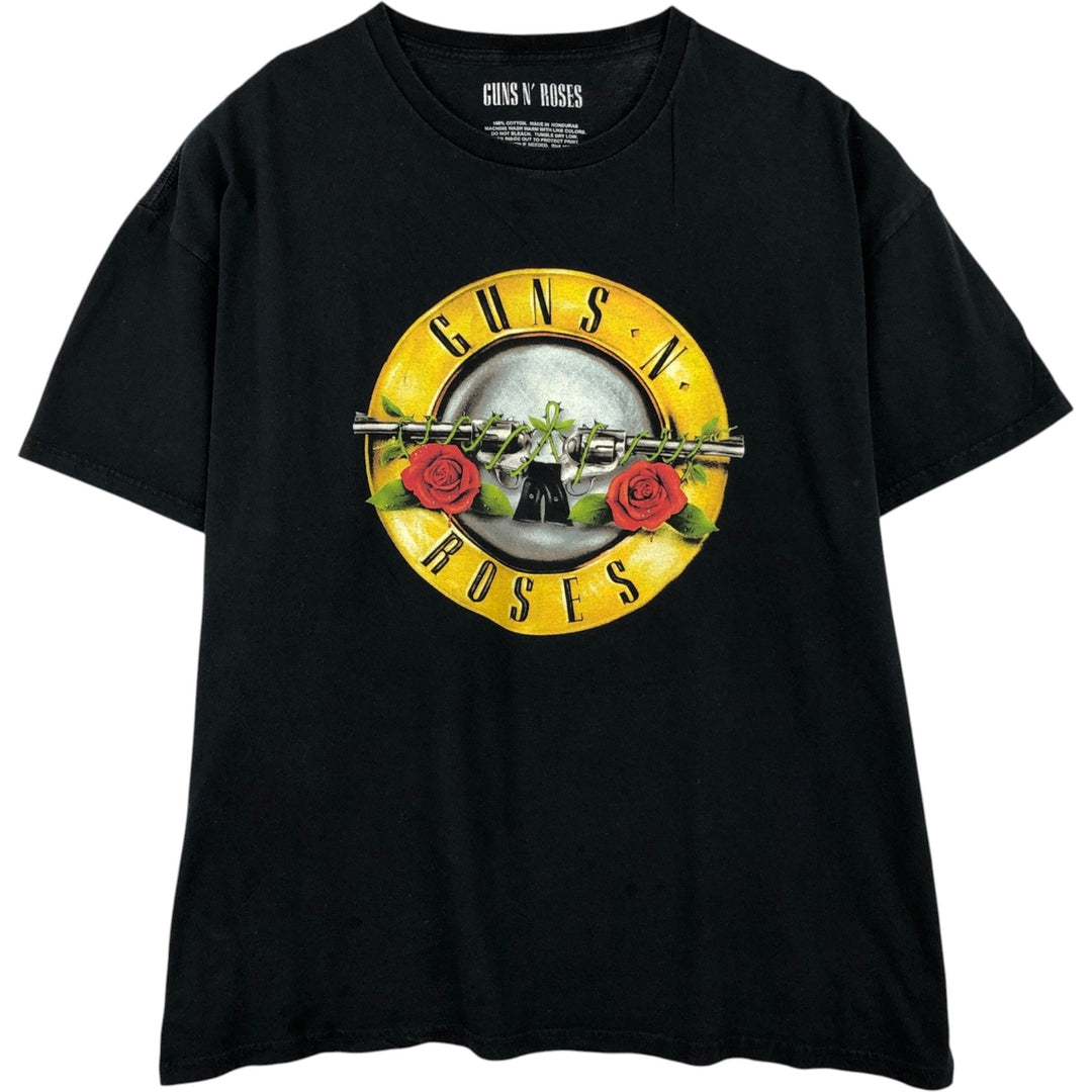 Hanes x Guns N' Roses band t-shirt (men's size XL) cotton black type Vintage Second Hand