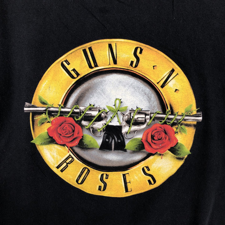 Hanes x Guns N' Roses band t-shirt (men's size XL) cotton black type Vintage Second Hand