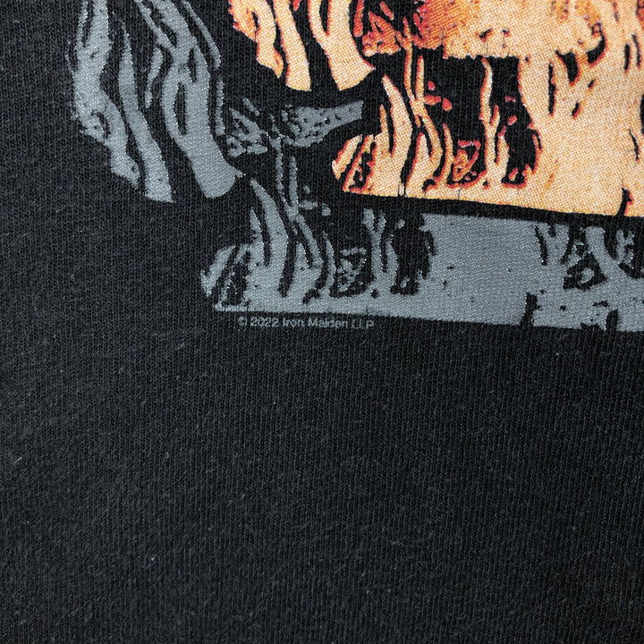 IRON MAIDEN Iron Maiden Band T-shirt Band T Men's XXL cotton black type Vintage Second Hand