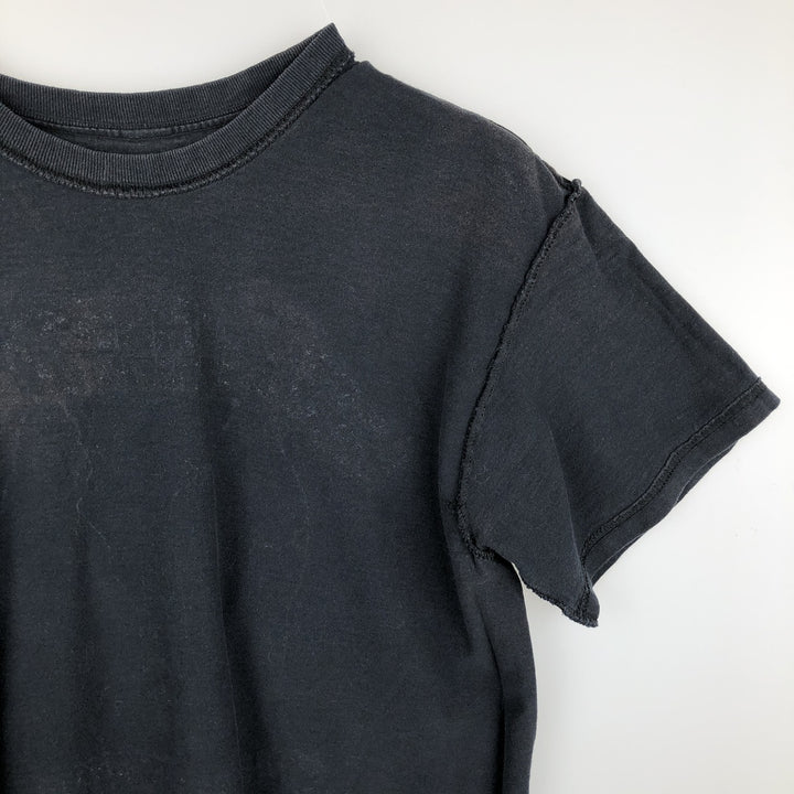 METALLICA Metallica Band T-shirt Band T Men's M size unclear black type Vintage Second Hand