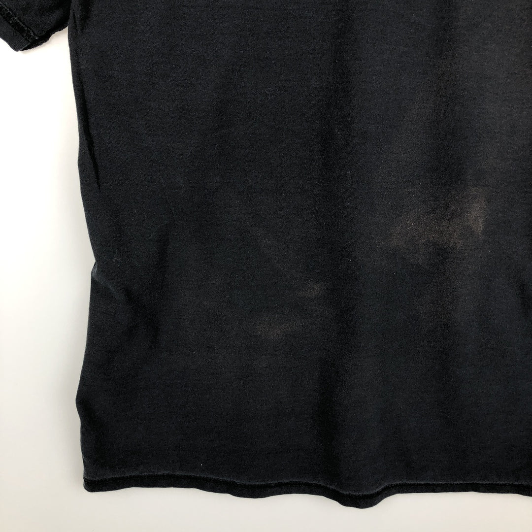 METALLICA Metallica Band T-shirt Band T Men's M size unclear black type Vintage Second Hand