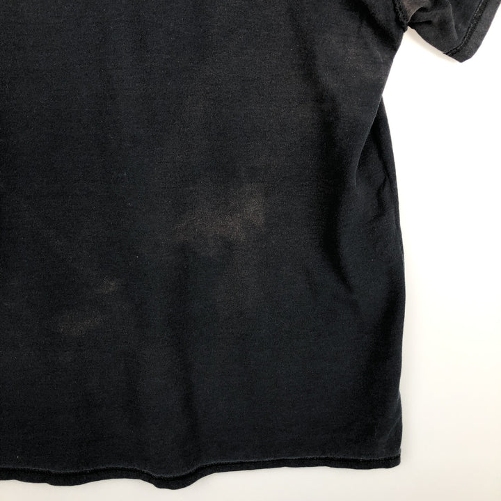 METALLICA Metallica Band T-shirt Band T Men's M size unclear black type Vintage Second Hand
