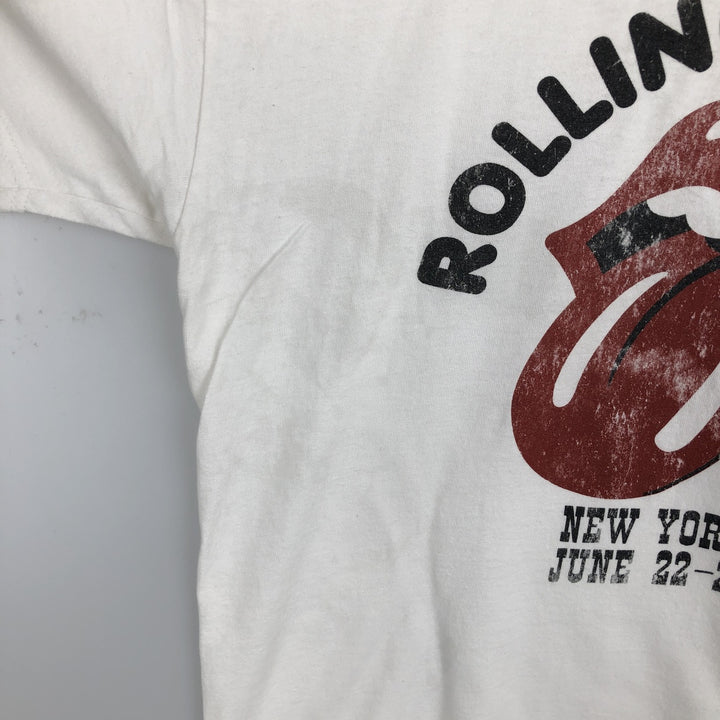 The Rolling Stones Band T-shirt, Men's XL cotton white type Vintage Second Hand