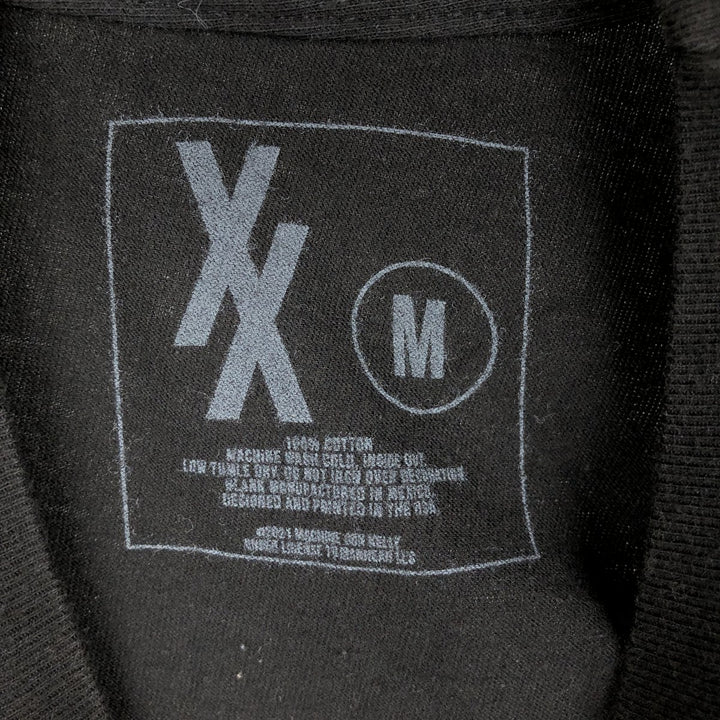 XX MACHINE GUN KELLY Rap T-Shirt (Men's Size M) cotton black type Vintage Second Hand