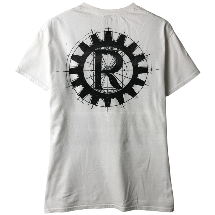 Gildan Rage Against the Machine Band T-shirt (Men's Size M) cotton white type Vintage Second Hand