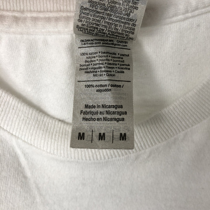 Gildan Rage Against the Machine Band T-shirt (Men's Size M) cotton white type Vintage Second Hand