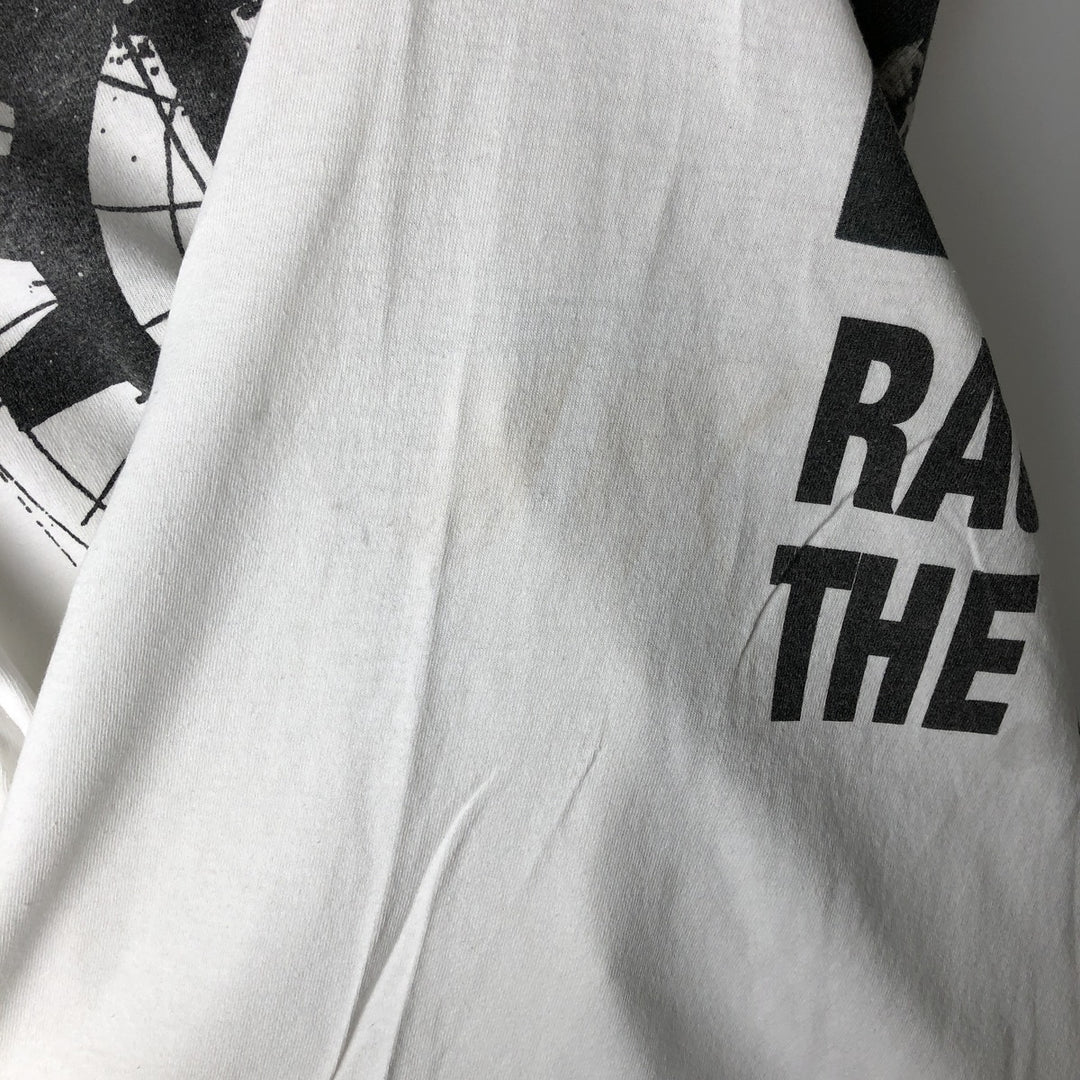 Gildan Rage Against the Machine Band T-shirt (Men's Size M) cotton white type Vintage Second Hand