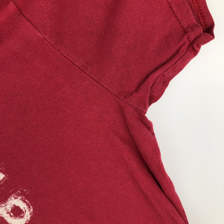 RED HOT CHILI PEPPERS Red Hot Chili Peppers Band T-shirt Band T Men's L size cotton red type Vintage Second Hand