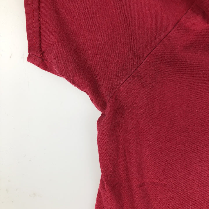 RED HOT CHILI PEPPERS Red Hot Chili Peppers Band T-shirt Band T Men's L size cotton red type Vintage Second Hand
