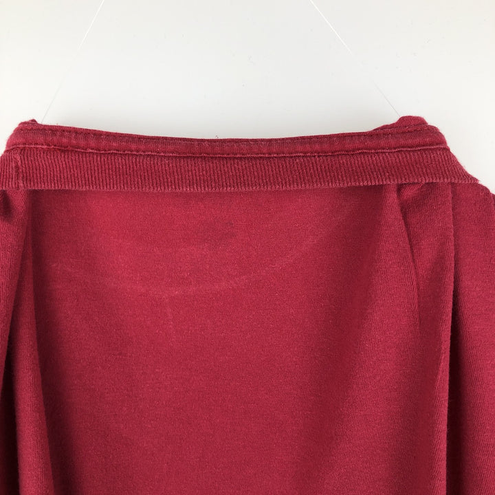 RED HOT CHILI PEPPERS Red Hot Chili Peppers Band T-shirt Band T Men's L size cotton red type Vintage Second Hand